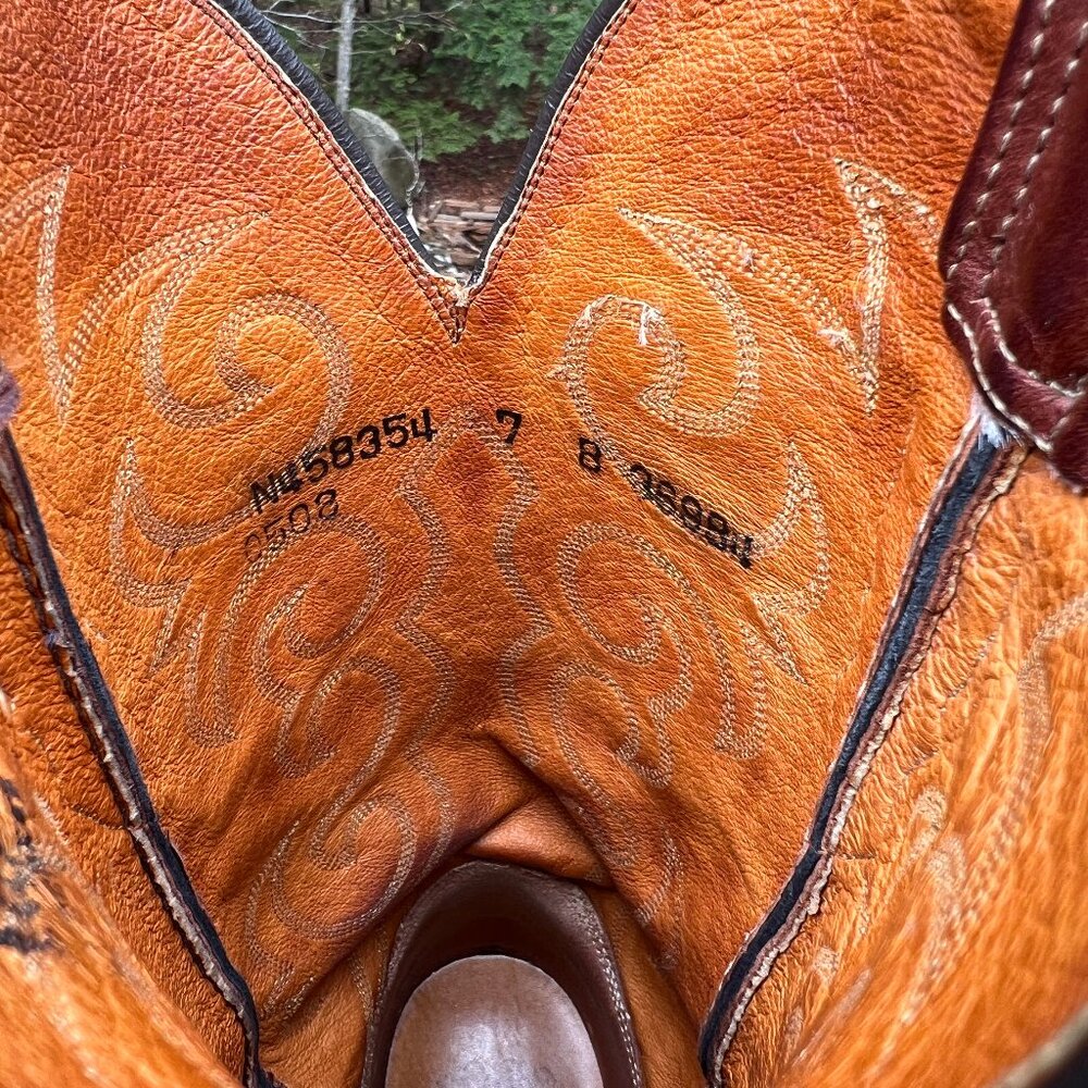 Lucchese Handmade Cowboy Boots 7 B - Picture 11 of 11
